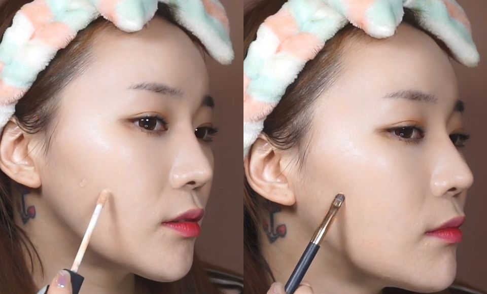 修圖級上妝法！韓國美妝部落客解密毛孔飾底關鍵，毛孔、痘疤通通不見！