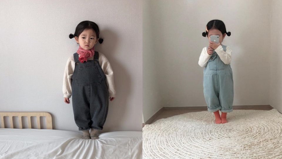 IG超萌3歲韓國寶寶成時尚網紅，可愛穿搭萌翻所有人！