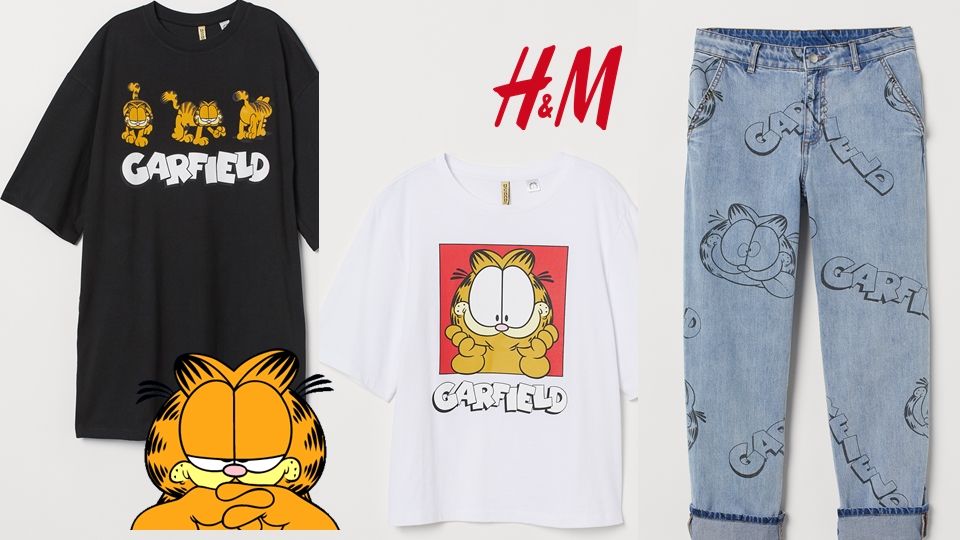 H&M x 加菲貓聯名款上市，聯手推出Divided 2019 亞洲時尚系列，加菲貓的粉絲一定要搶！