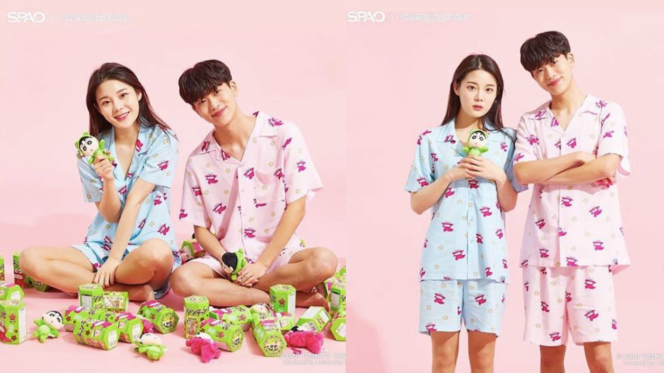 韓國「蠟筆小新」春夏最新聯名！「餅乾怪獸」睡衣、頸枕、床單組居家系列超燒