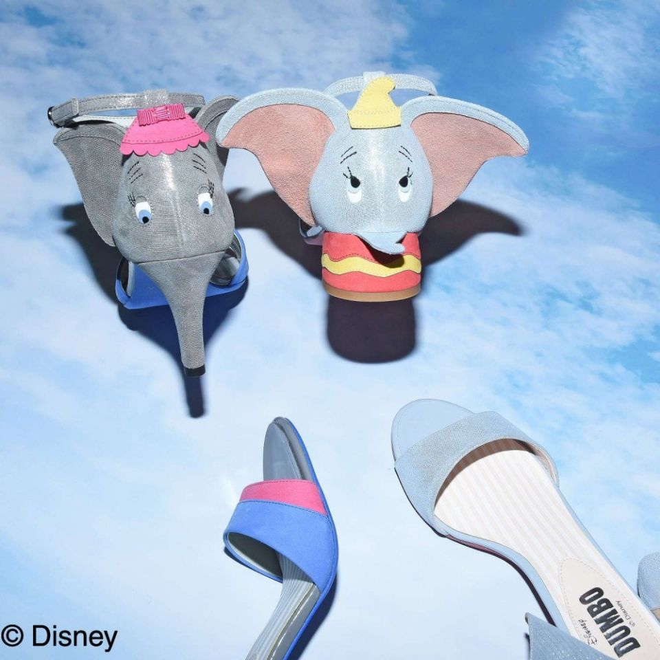 迪士尼《小飛象》x DIANA日本聯名鞋款！超萌小飛象造型，少女心噴發啦！