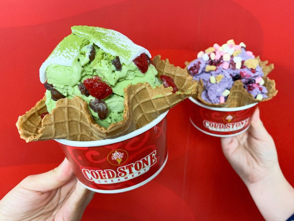 COLD STONE首度推出抹茶草莓大福冰淇淋