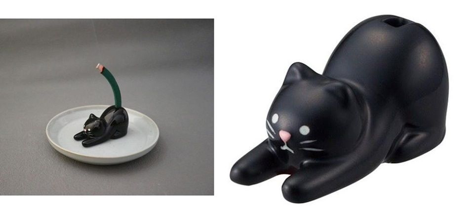 蚊香變成喵星人尾巴！日本推出超療癒貓咪蚊香底座，夏天點蚊香也能很有趣！