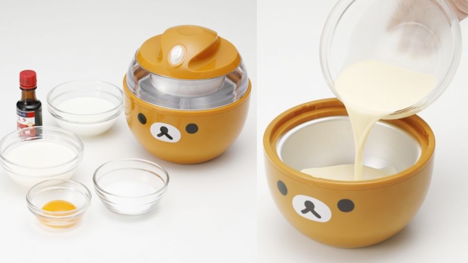 日本貝印推出「拉拉熊製冰鍋」超燒！夏天在家自己就能輕鬆DIY超療癒冰淇淋～
