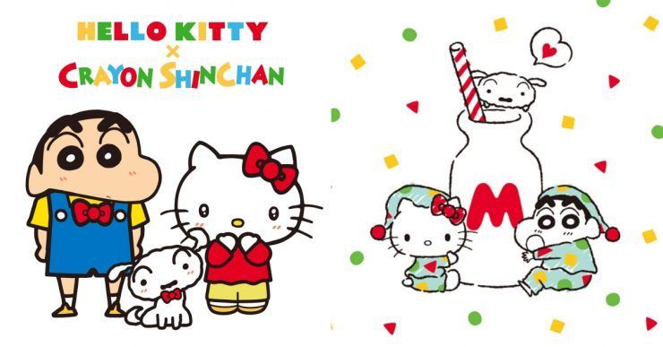 Hello Kitty、蠟筆小新官方確認合作！45周年特別企劃，Kitty即將亂入《蠟筆小新》動畫！