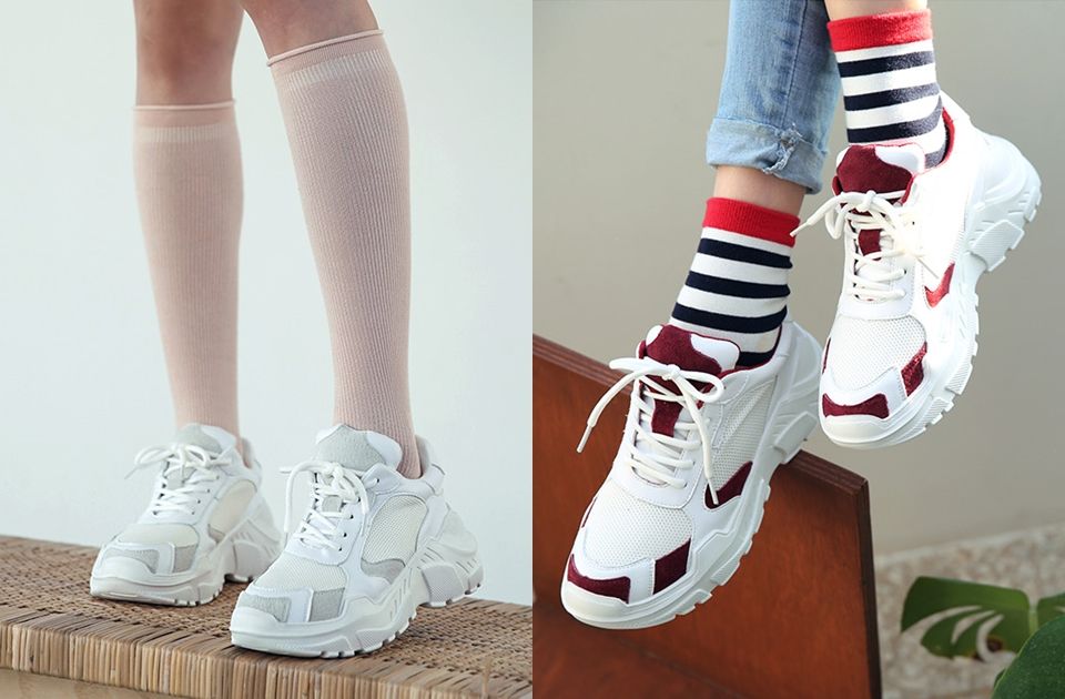 不只FILA、NIKE！2019韓國新款老爹鞋，23.65、超美櫻花粉更是賣到斷貨！
