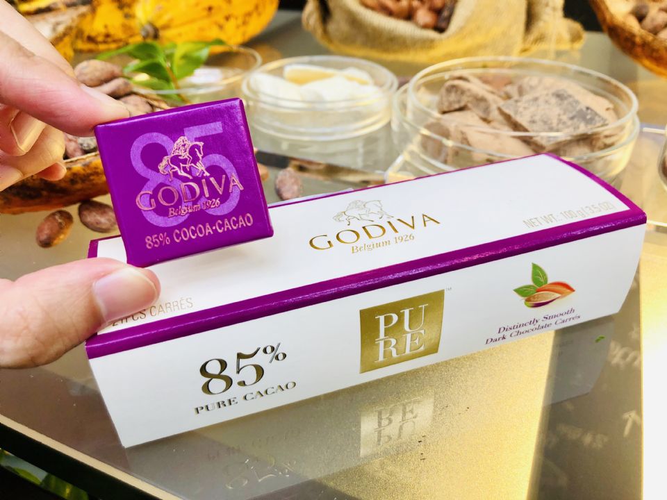 GODIVA推出全新85%濃醇黑巧克力系列