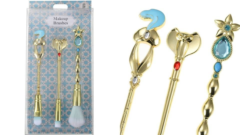 迪士尼「茉莉公主」新系列！水藍色刷具、項鍊、耳環、編織包全都有，水藍色夏日必備！