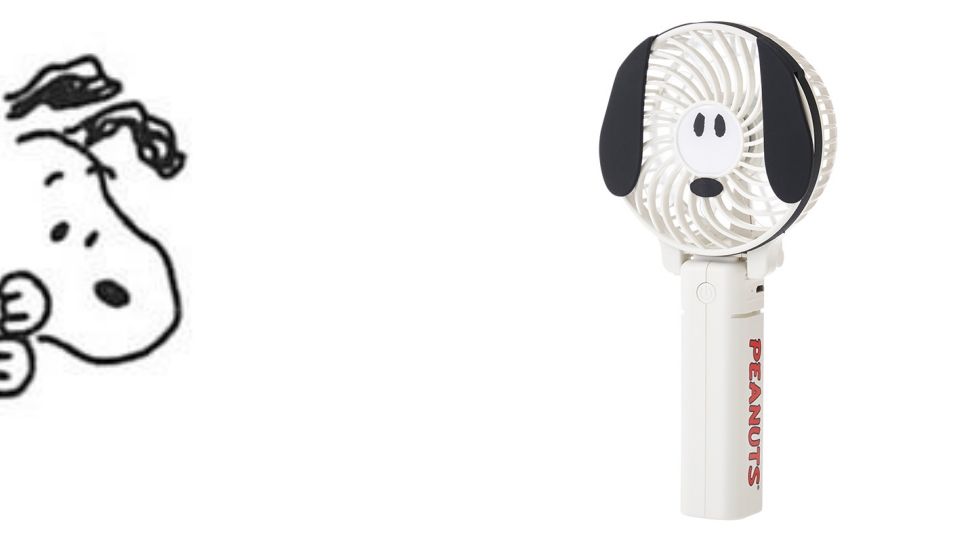 日本推出超可愛「snoopy手持風扇」，有了它再熱都透心涼！還有超可愛充電線保護套必收～