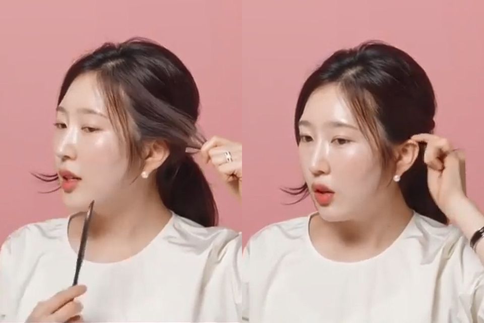 韓國髮型師「小臉馬尾」關鍵技巧！公開碎髮比例、修剪法，夏天綁起來超清爽