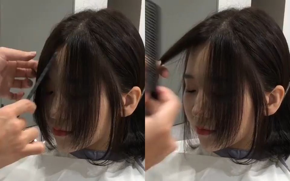 夏天瀏海貼臉超黏膩！韓國髮型師「八字瀏海」修剪技巧，加碼不沾臉整理方法