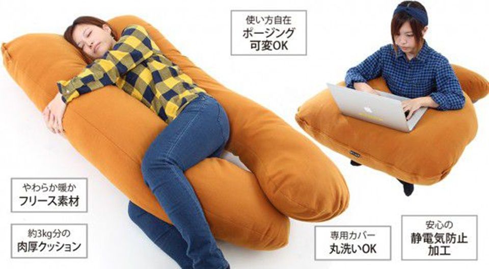 單身也不再寂寞！日本超逼真「單身專用抱枕」，以後睡覺有人抱了～