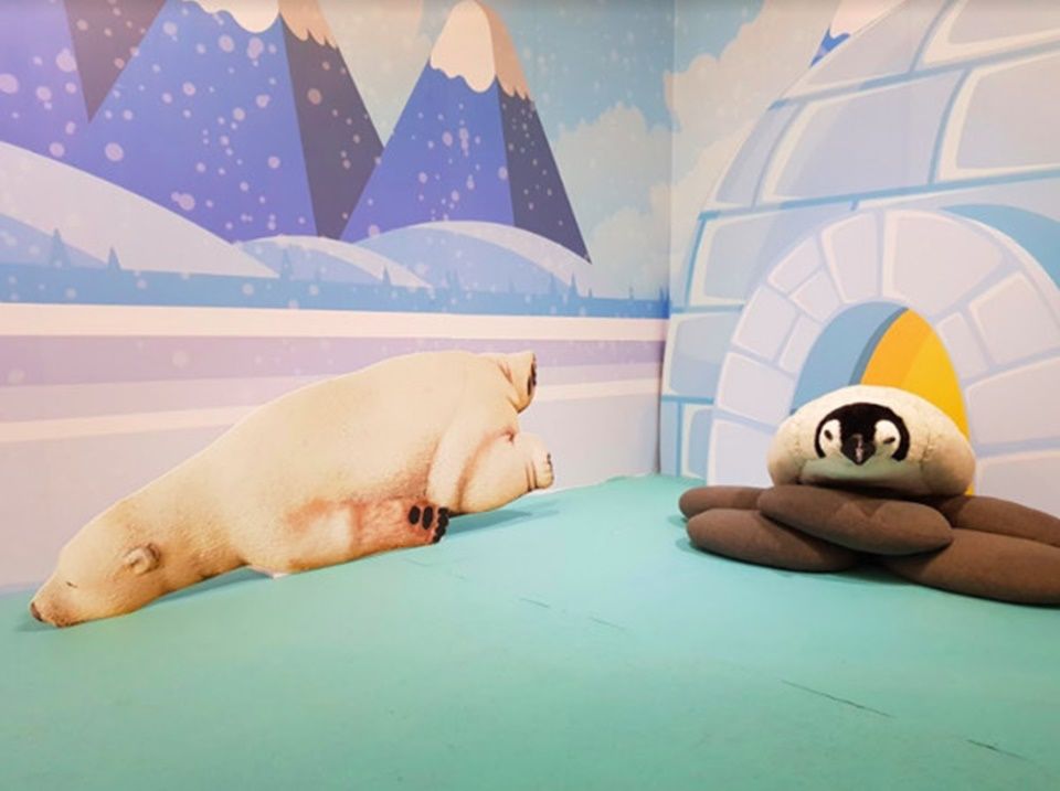 夢時代「夢遊休眠動物園」特展免費入場，各種萌翻的熟睡動物，還有五大展區讓你拍到停不下來～