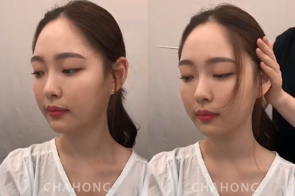 韓國髮型師超強「髮際線整形」技巧！找出關鍵5點碎髮，自己剪出小臉輪廓線！