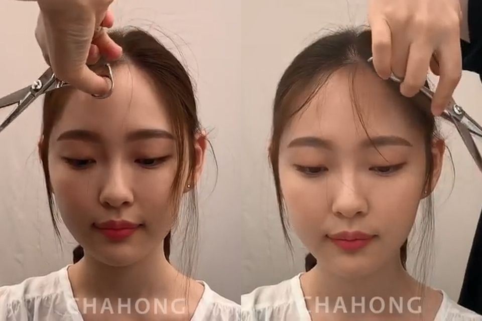 韓國髮型師超強「髮際線整形」技巧！找出關鍵5點碎髮，自己剪出小臉輪廓線！
