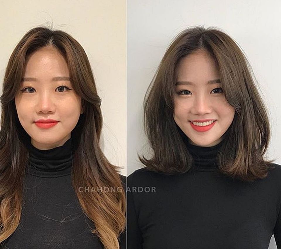 換個髮型換張臉！韓國髮型師公開堪比整形的「小臉髮型」，臉直接小一半