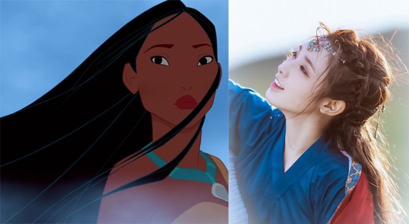 網推7位迪士尼公主「亞洲版」！熱巴根本茉莉公主本人，張鈞甯、楊紫也好搭