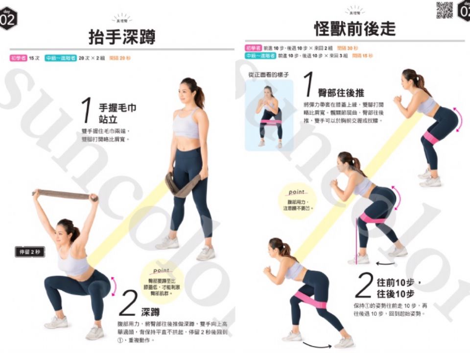 翹臀關鍵就在「臀峰位置」！日本教練激推「彈力帶運動」，一天兩動作，30天練成超HOT翹臀！