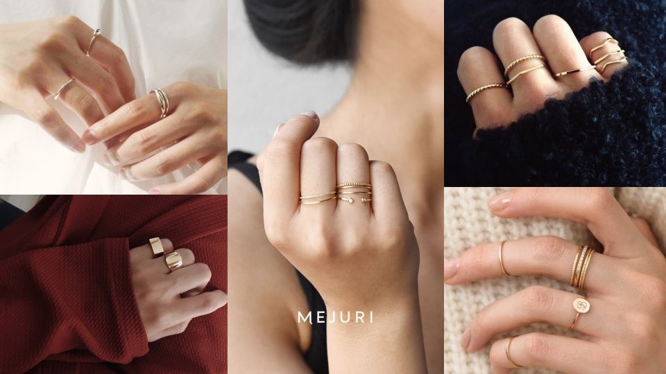 戒指怎麼搭？戒指搭配掌握4大原則，讓手變細長、又超時尚！