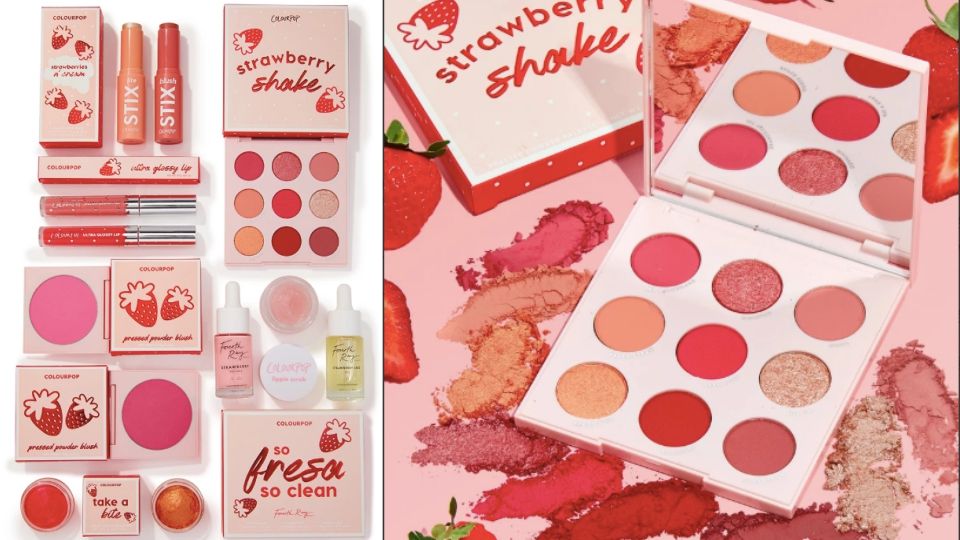 現在已經開賣囉，可以至colourpop官網選購，為夏日打造粉嫩草莓妝容，官網還有組合系列可以購入整組，心動不如馬上行動！