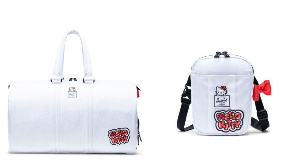 Herschel x HELLO KITTY 聯名包款上市！超萌的凱蒂貓行李袋、行李箱、寵物包，台灣也買得到！