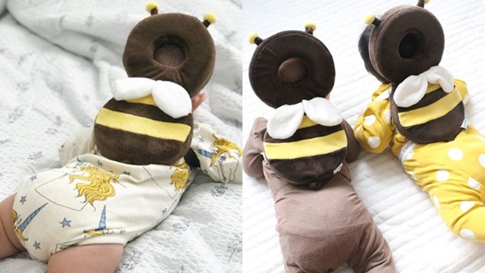 神奇寶貝出沒！韓國SNS爆紅「傑尼龜防護枕」可愛又實用，一上市韓國爸媽就瘋搶！