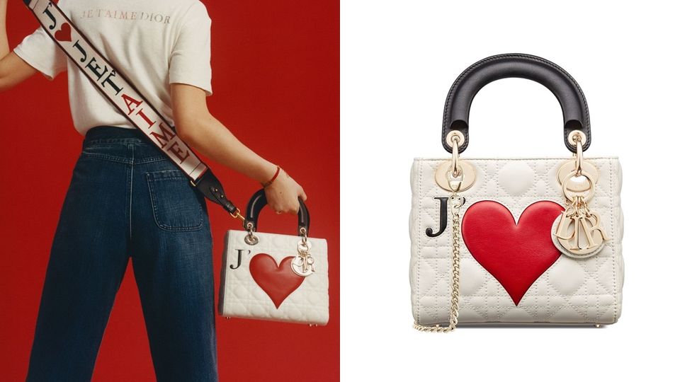 Lady DIOR經典包款推出「愛心款」！Dior Amour愛心系列，立體花紋馬鞍包也太美了吧！