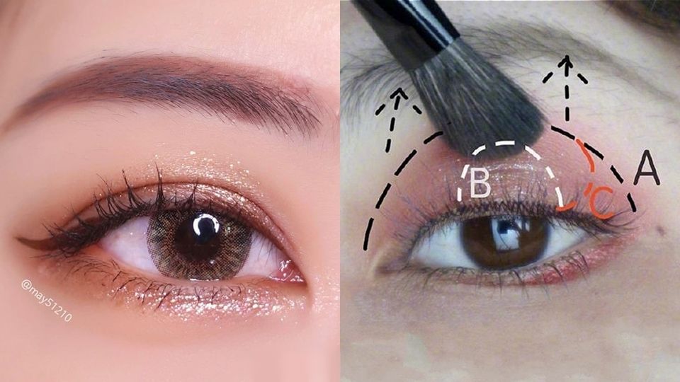 腫泡眼的消腫眼妝這樣畫！不同眼型的「矯正眼型」眼影畫法，單眼皮、內雙眼必學眼影暈染技巧