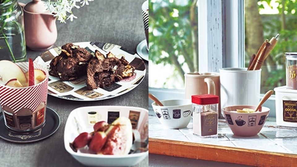 日本Afternoon Tea聯名「森永可可粉」推出100周年聯名紀念商品，「可可色」懷舊復古商品讓人買到剁手！