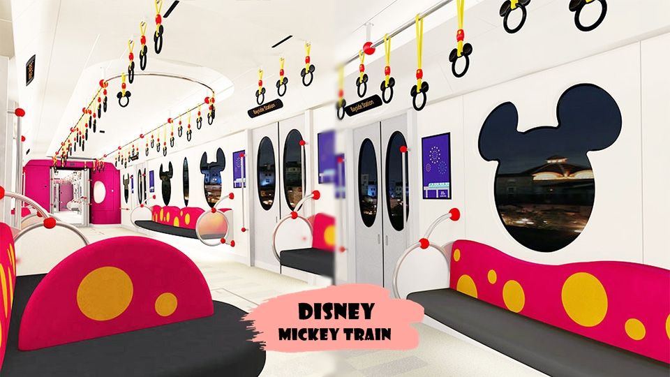 東京迪士尼全新「米奇單軌列車」！不管手環、座椅，還是車窗，都是滿滿的米奇造型～