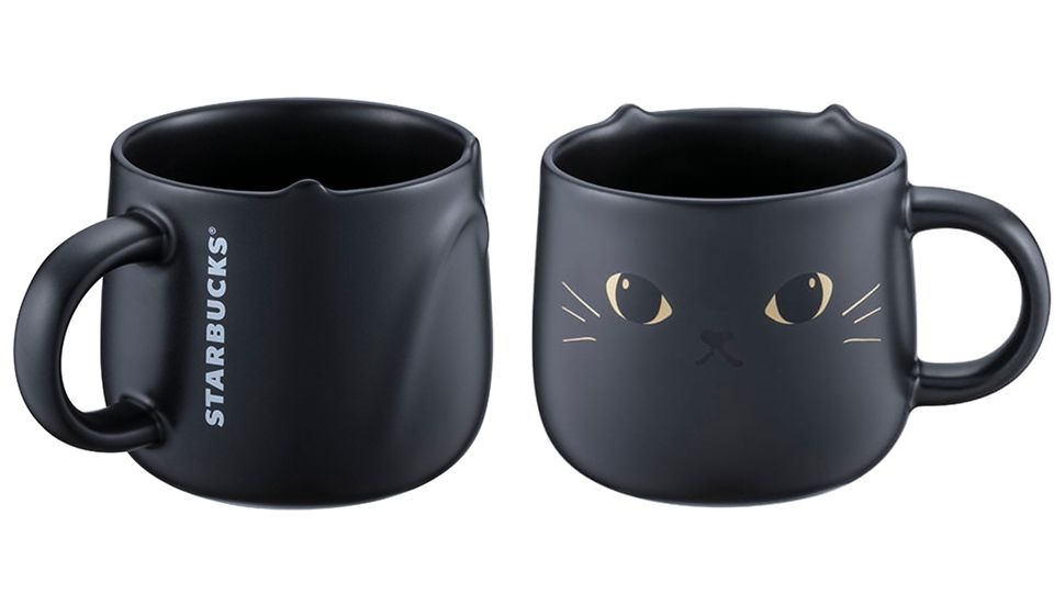 貓奴都要瘋啦！星巴克萬聖節新品「黑貓小精靈」系列，喬裝成小幽靈的黑貓超級萌！