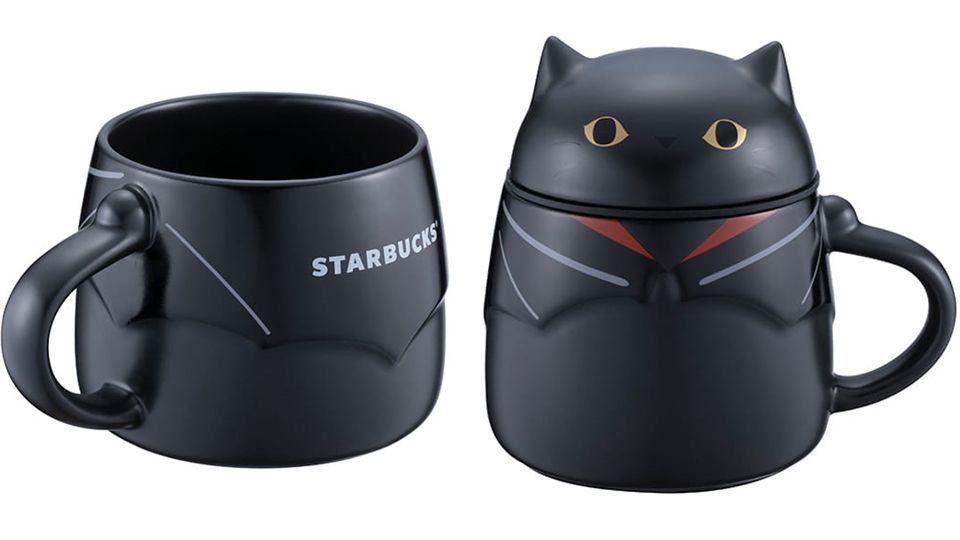 貓奴都要瘋啦！星巴克萬聖節新品「黑貓小精靈」系列，喬裝成小幽靈的黑貓超級萌！