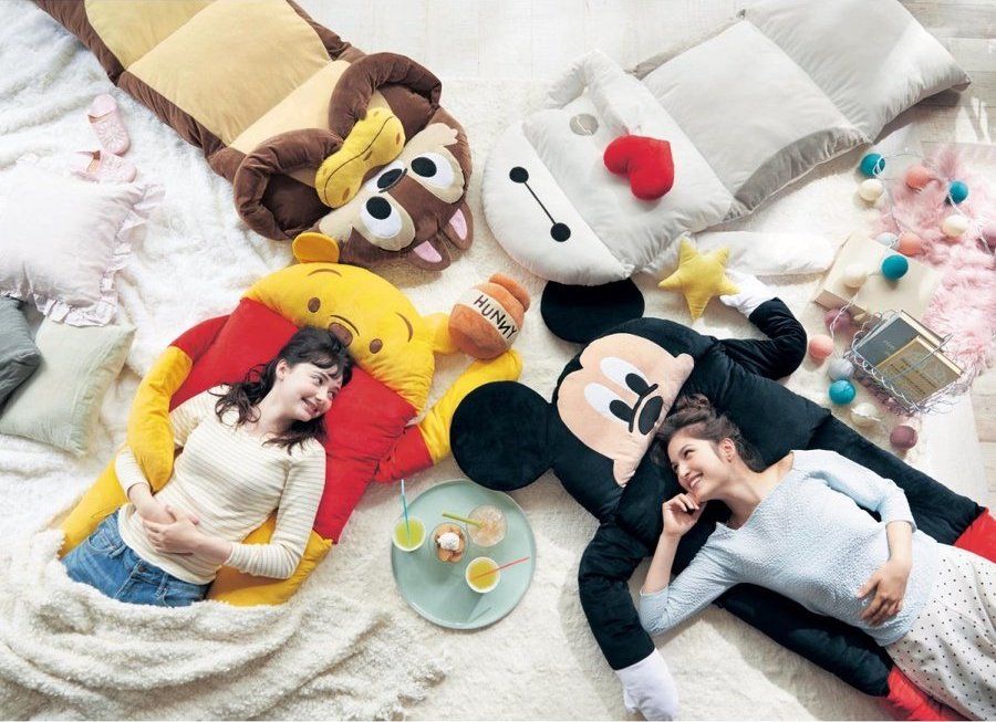 日本Belle Maison推出「迪士尼系列睡墊」，超長180cm尺寸，想一直賴在上面耍廢啦！