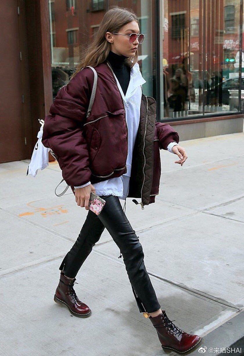 女星马丁靴穿搭图鉴!