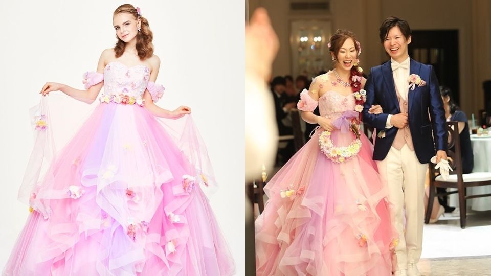 日本THE HANY「迪士尼公主婚紗」，貝兒、愛麗兒、仙杜瑞拉通通有，成為夢幻公主新娘不是夢！
