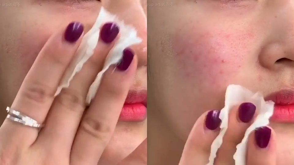 韓國彩妝師「泛紅浮粉」上妝法！上完超遮不斑駁、無瑕如開美肌，持妝力還大幅提升！
