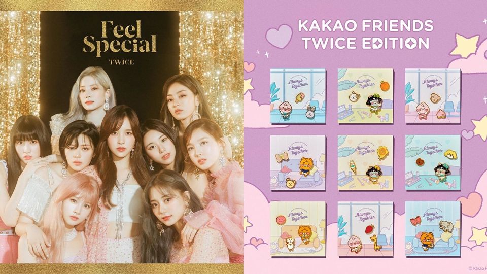 KAKAO FRIENDS x Twice推出超粉嫩商品，由成員親自設計，想用Twice同款買它就對了！