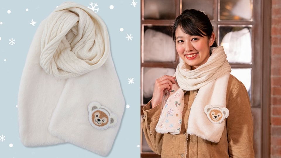 #達菲冬季限定圍巾 售價3,800円