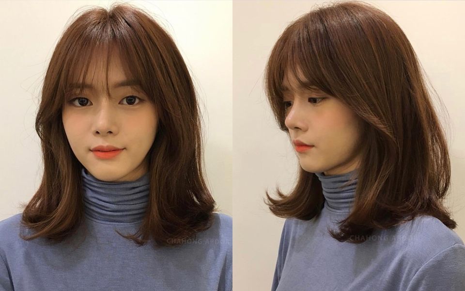 韓國大勢5款中長髮「捲度範本」！2019秋冬中長髮髮型圖鑑，顯瘦遮肉的小臉髮型是這款