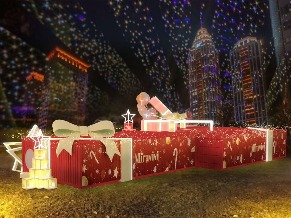 超可愛米奇、小熊維尼、蠟筆小新通通這裡買！聖誕節必逛Miravivi耶誕禮物屋11/15站前廣場浪漫點燈！