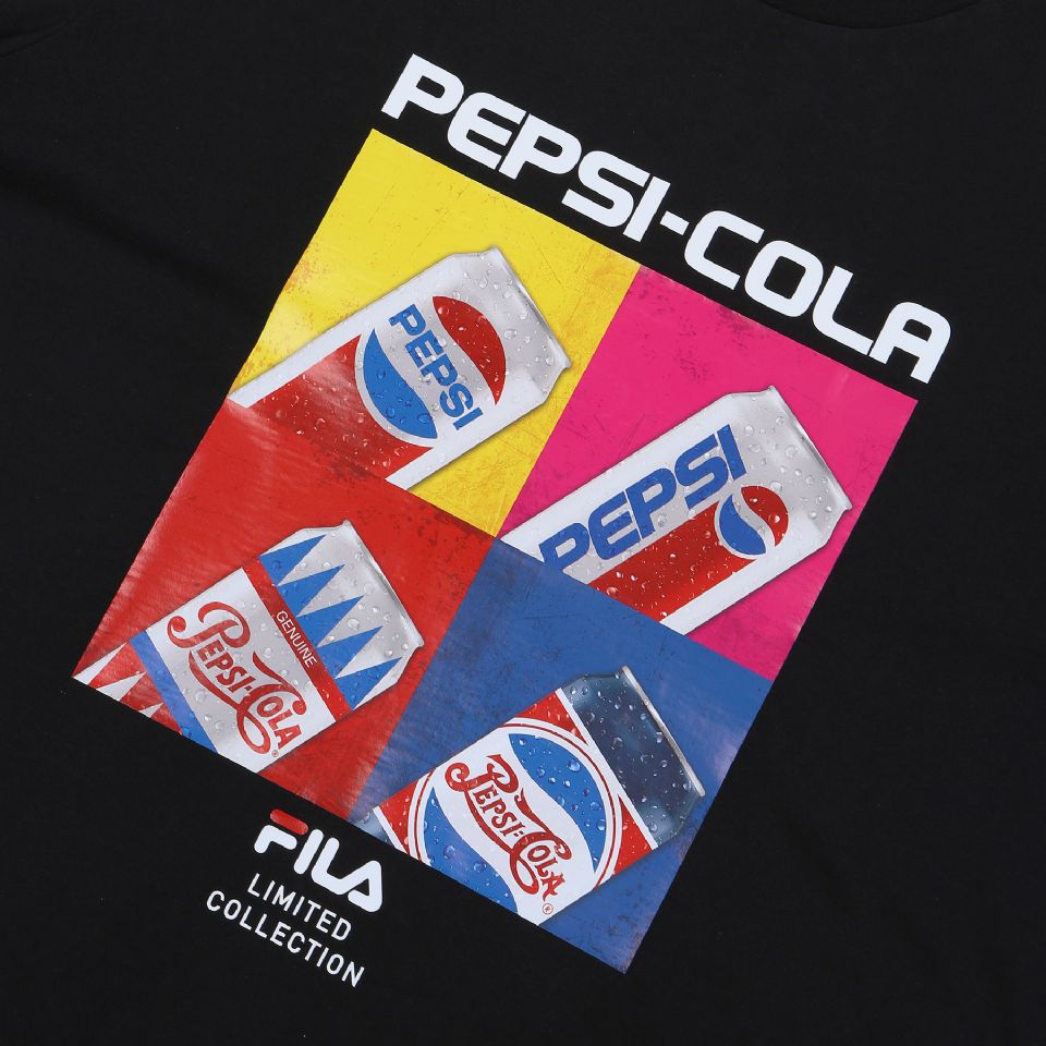 FILA和Pepsi百事可樂復古聯名又來囉～春夏款T-shirt清爽無極限！