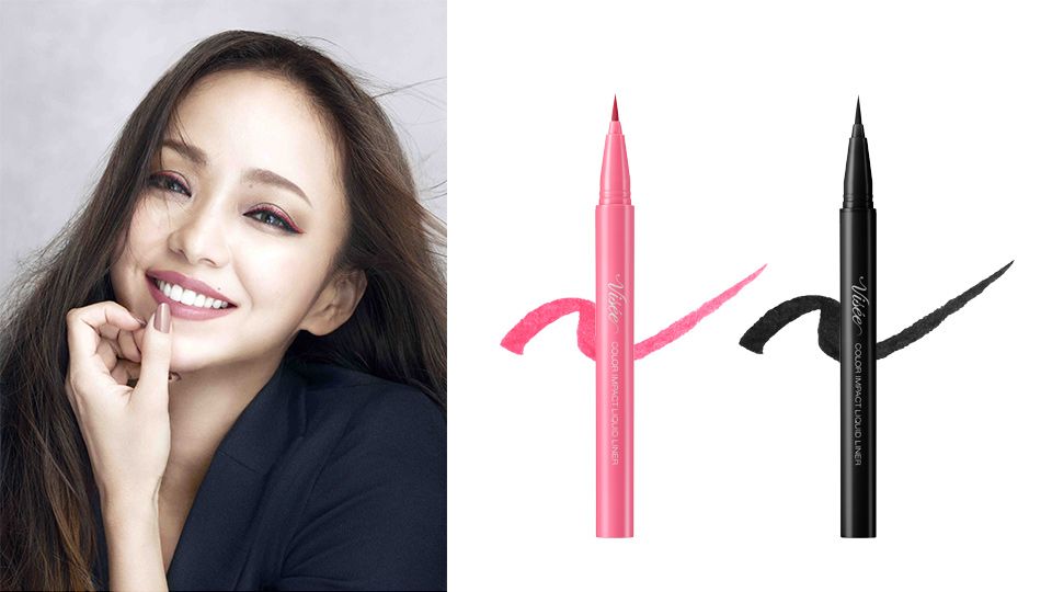 Visée X 安室奈美惠，最初與最終彩妝限定代言！「安室粉紅色眼線液筆」限定發售！