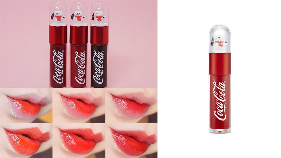 THE FACE SHOP X 可口可樂超可愛聯名！底妝、眼影、唇膏通通有，邊化妝邊喝可樂94開心！