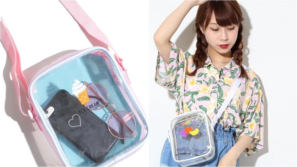 2018夏日必備！日系平價「PVC透明包」千元有找，百搭甜美又不傷荷包！