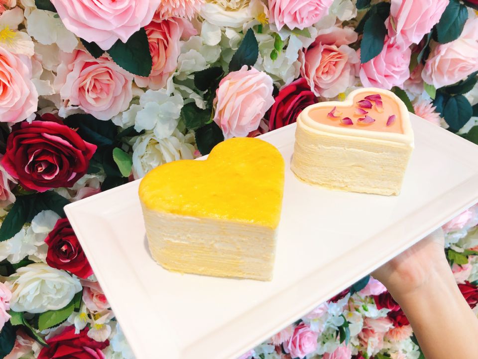 Lady M七夕情人套餐超有「心」，可愛雙心蛋糕給你浪漫的甜蜜享受