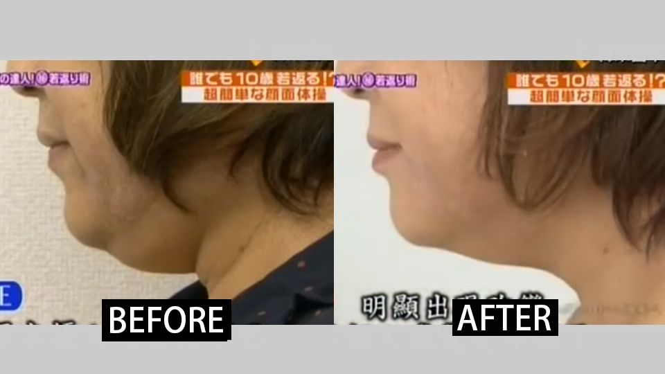 日本超神奇「瘦雙下巴」動作！超簡單的10秒步驟，輕鬆擁有下顎線