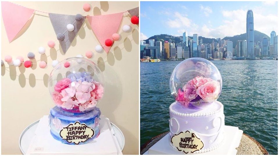 香港IG火紅的「水晶球蛋糕」這浪漫指數我心臟無法承受～