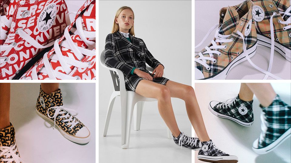 Converse X Bershka限定設計鞋款來了～這個秋冬必備的四款運動風穿搭！
