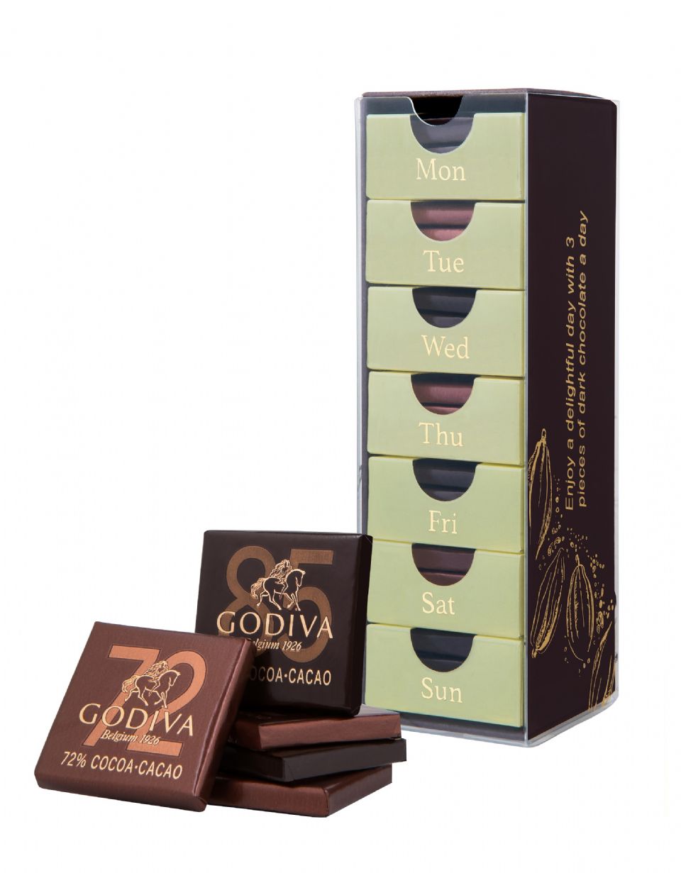 GODIVA推出大人感「臻選濃醇黑巧克力味霜淇淋」，最適合怕甜的人了!