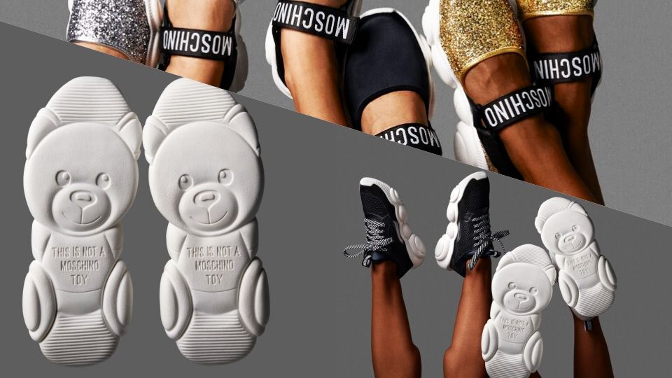 翻玩大牌Moschino超Ｑ的泰迪熊鞋不收對不起自己！